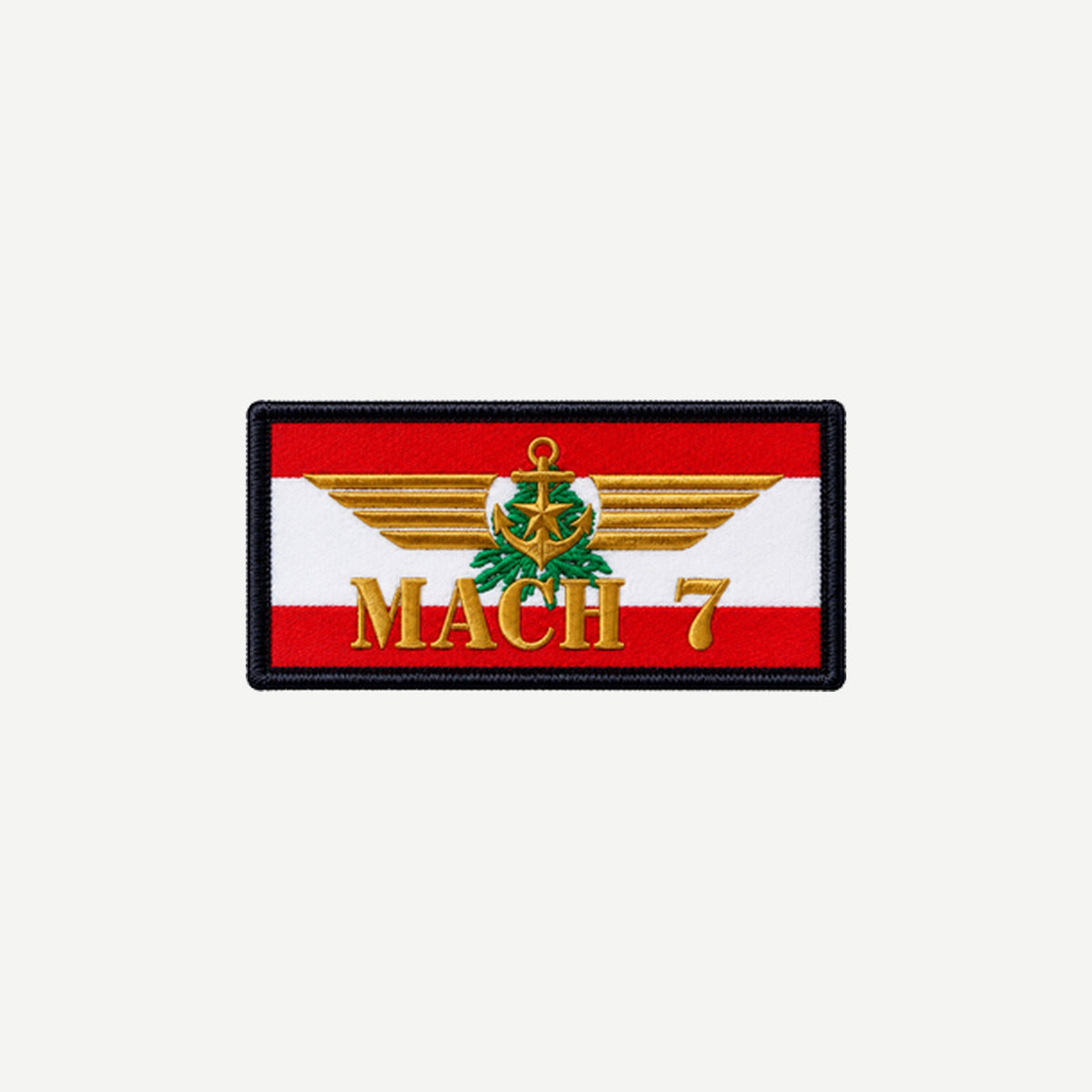 Ecusson Mach 7 sur velcro drapeau Libanais