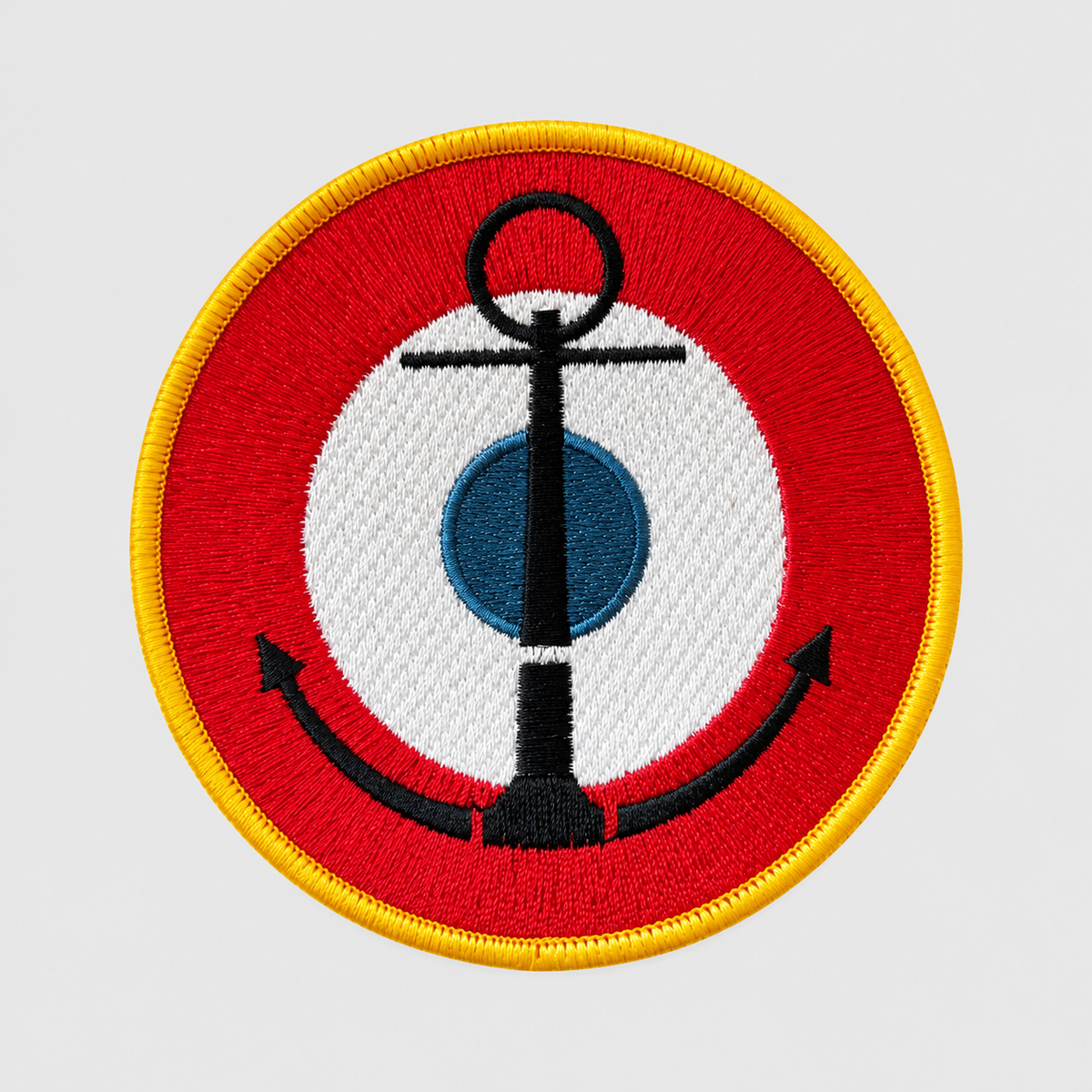 Ecusson brodé Cocarde Marine de l'aéronavale à coudre